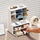 built-in drawers hold stationery parts